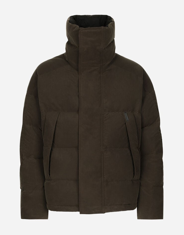 Dolce & Gabbana Chaqueta acolchada de cuello alto de paño