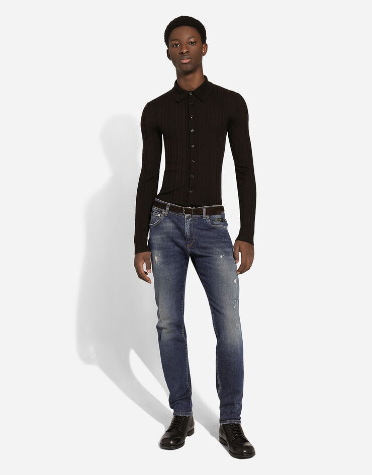 Dolce & Gabbana Vaqueros slim de denim elástico En oferta