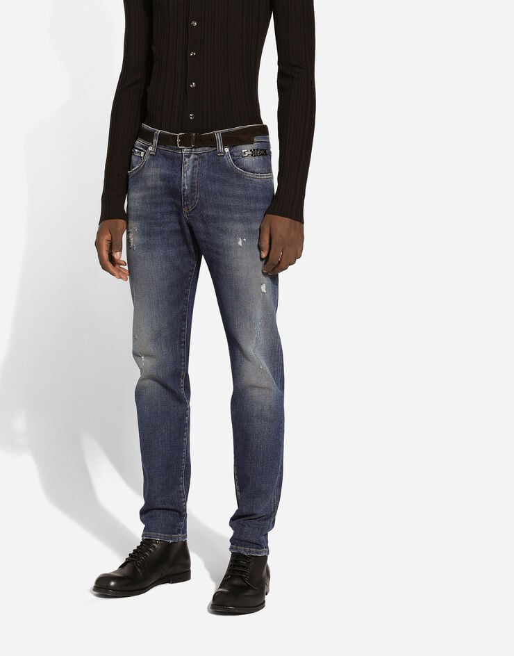 Dolce & Gabbana Vaqueros slim de denim elástico En oferta