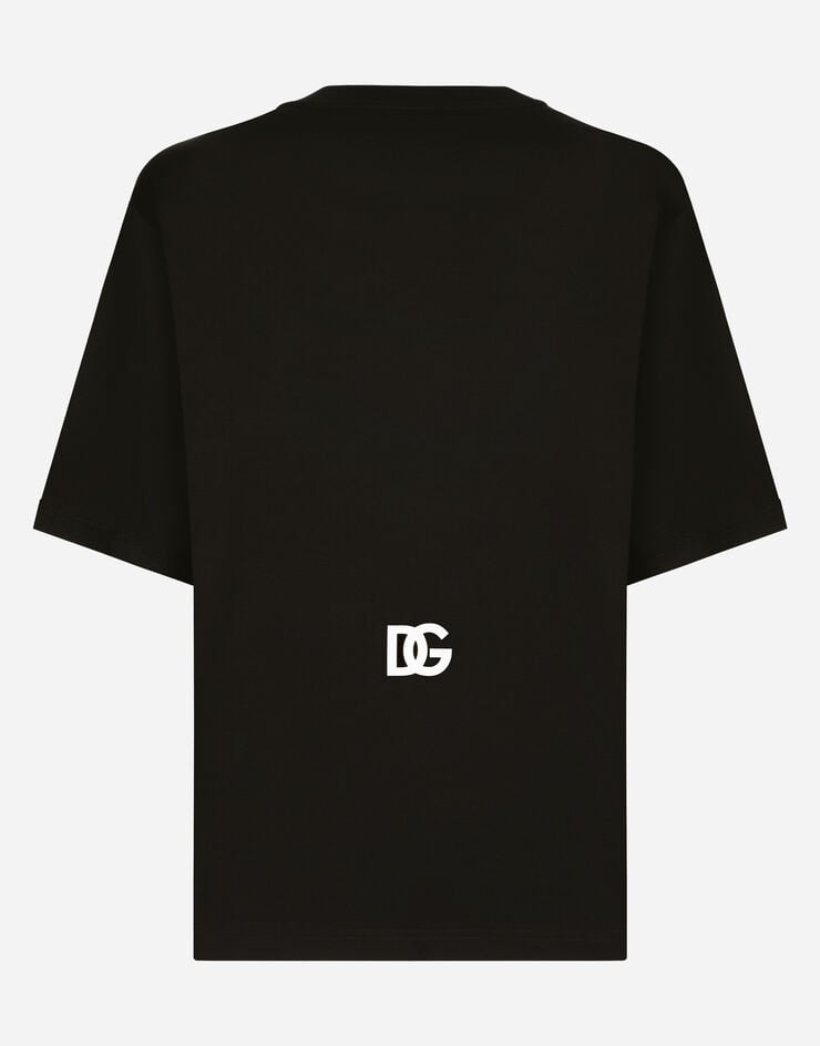 Dolce & Gabbana Camiseta de manga corta con logotipo DG estampado Devoluciones gratuitas