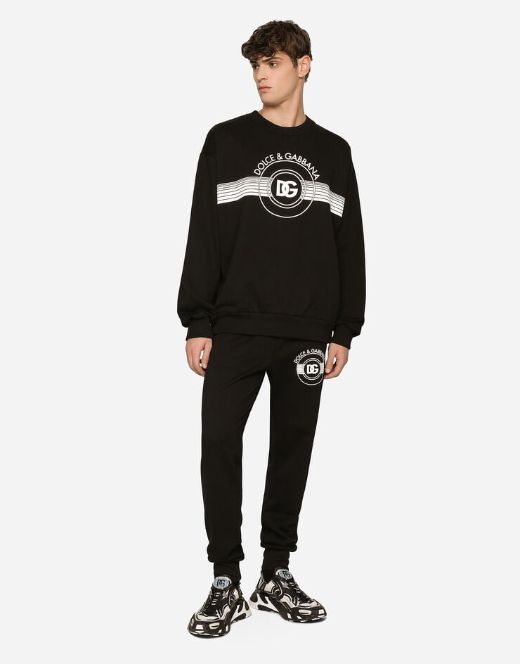 Dolce & Gabbana Sudadera de punto con logotipo DG estampado En oferta