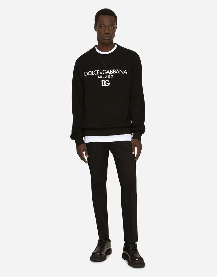 Dolce & Gabbana Sudadera de punto con DG bordado Rebajas baratas