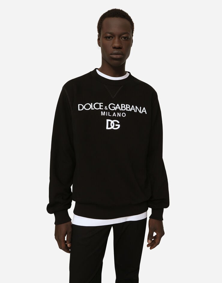 Dolce & Gabbana Sudadera de punto con DG bordado Rebajas baratas