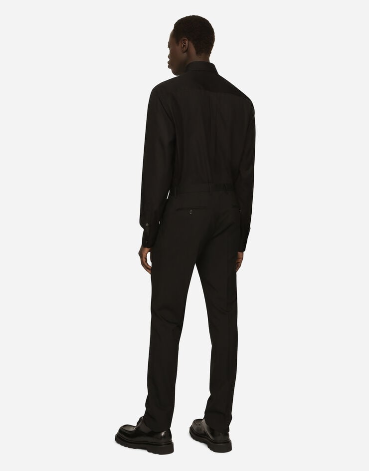 Dolce & Gabbana Camisa Martini de algodón con bordado Rebajas top