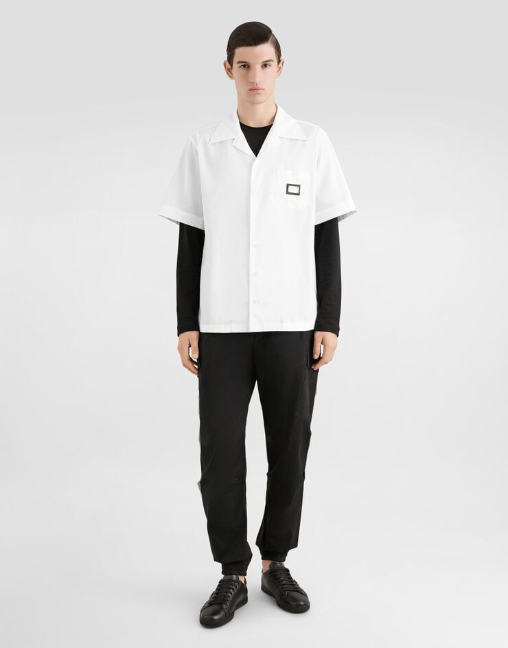 Dolce & Gabbana Camiseta de manga larga con placa con logotipo Oferta especial