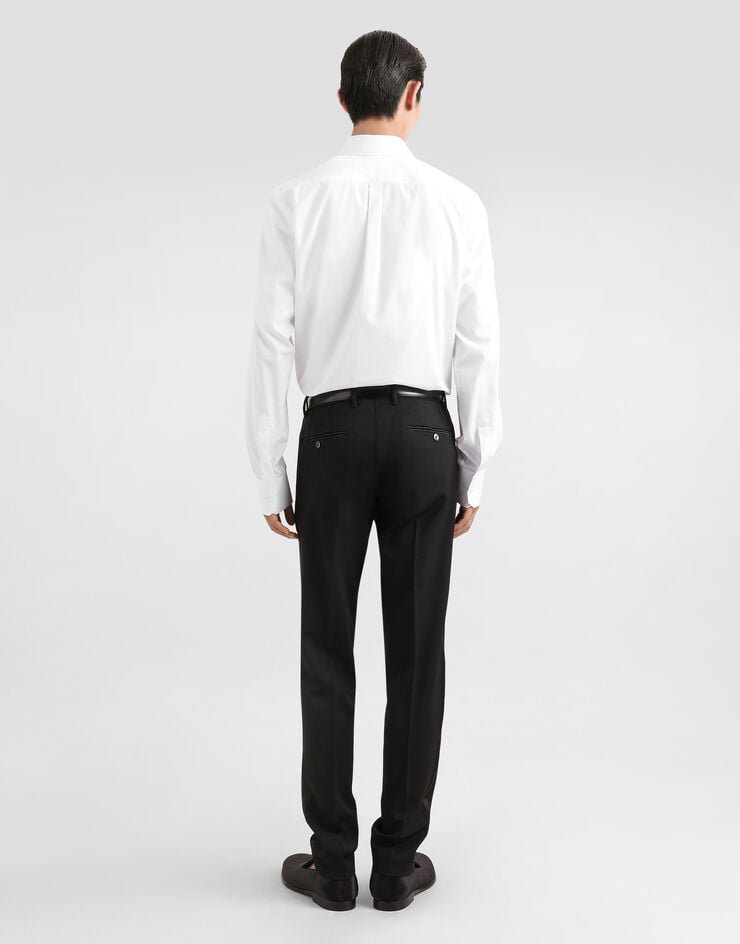 Dolce & Gabbana Camisa de algodón con parche heráldico Precio de fábrica