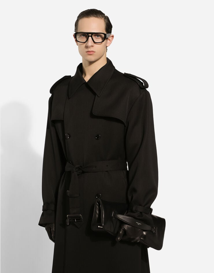 Dolce & Gabbana Gabardina de botonadura doble de lana Ofertas especiales