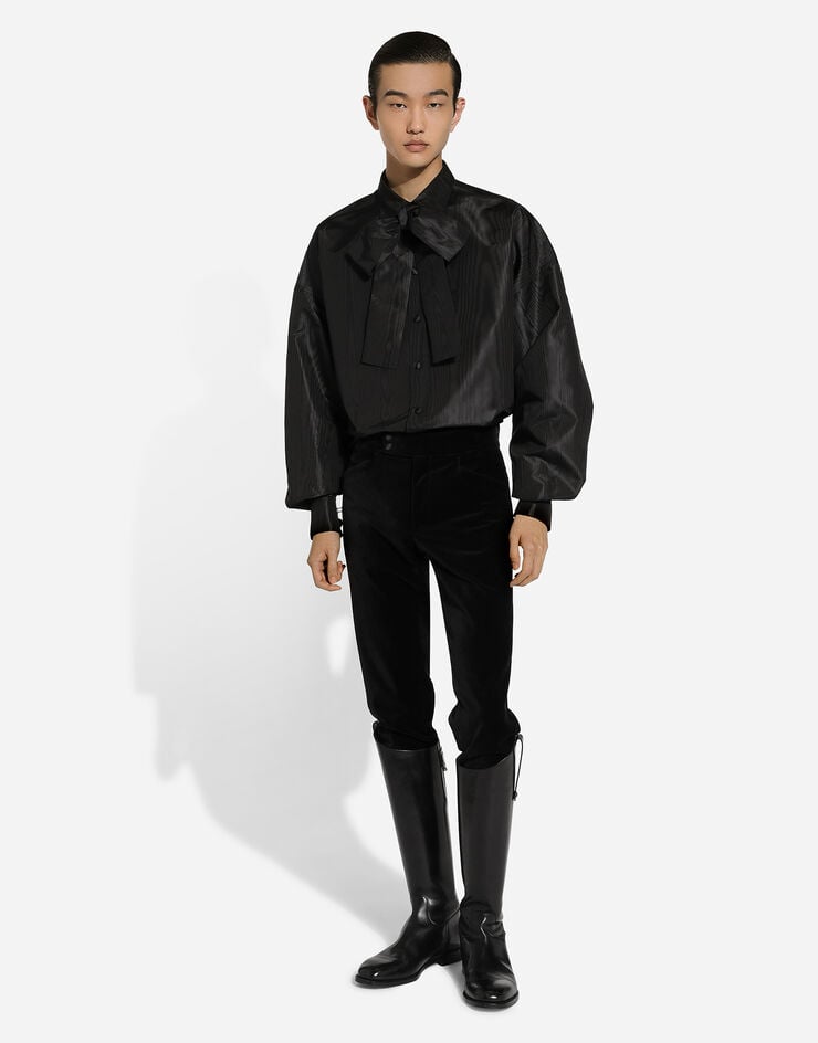 Dolce & Gabbana Camisa superoversize de seda Rebajas de fin de temporada