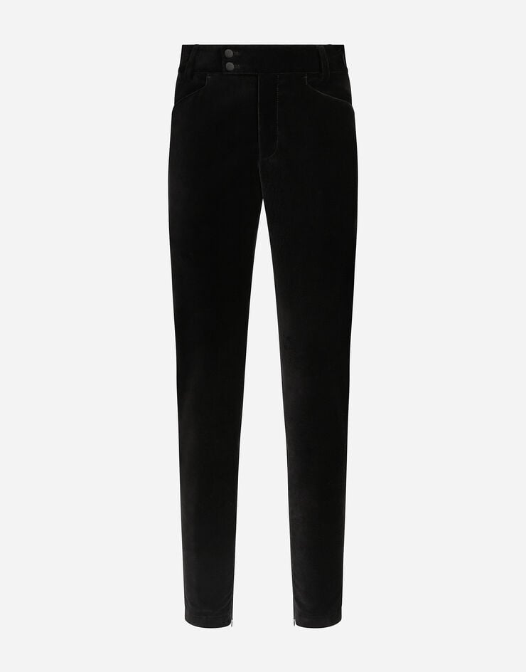 Dolce & Gabbana Pantalón clásico de terciopelo