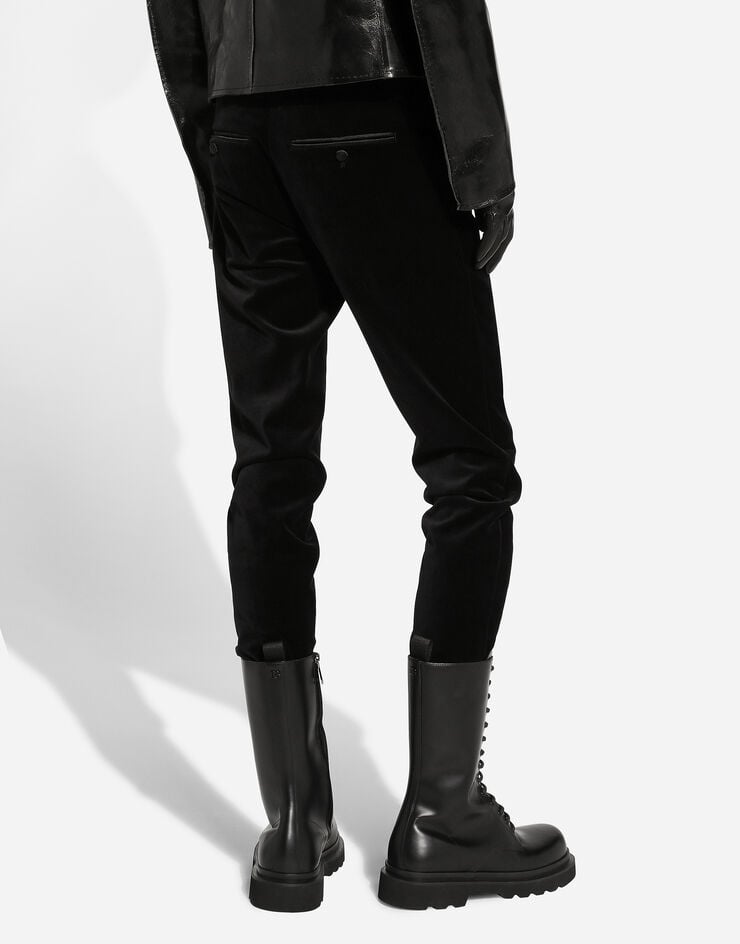 Dolce & Gabbana Pantalón clásico de terciopelo Precio ultrabajo