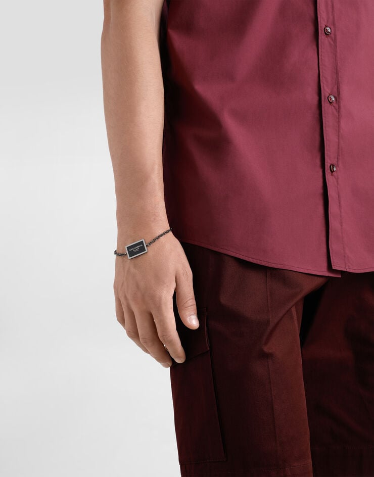 Dolce & Gabbana Pulsera de metal con logotipo Rebajas