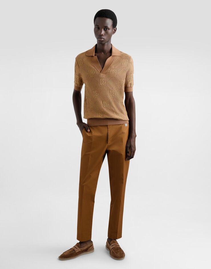 Dolce & Gabbana Pantalón sastre de algodón En oferta
