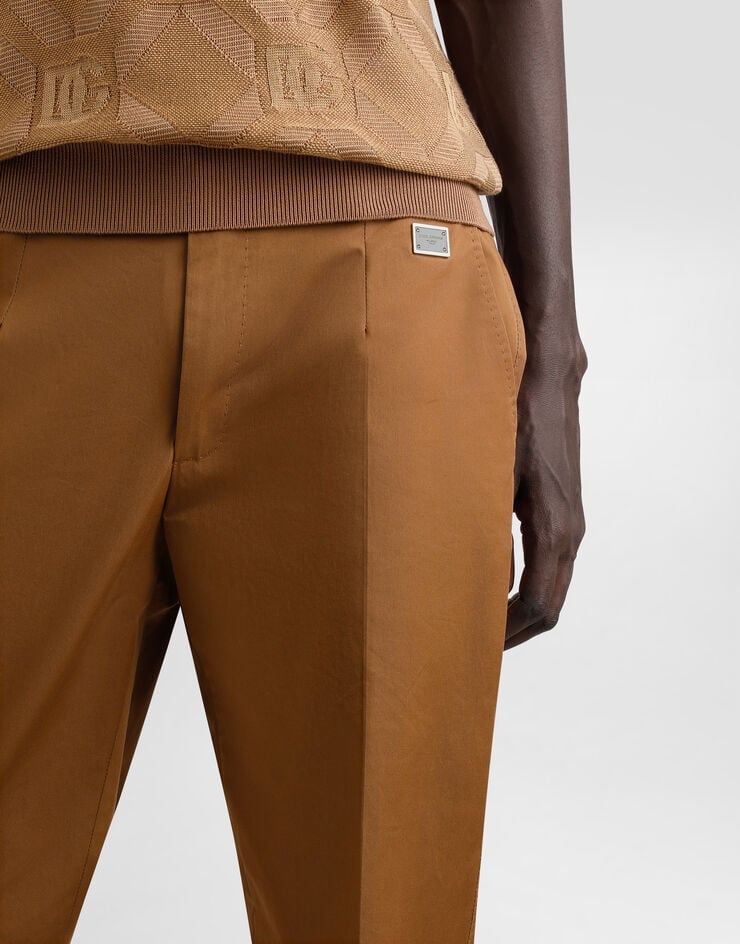 Dolce & Gabbana Pantalón sastre de algodón En oferta