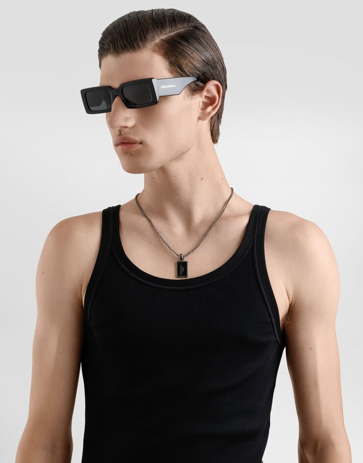 Dolce & Gabbana Collar de metal con logotipo Rebajas online