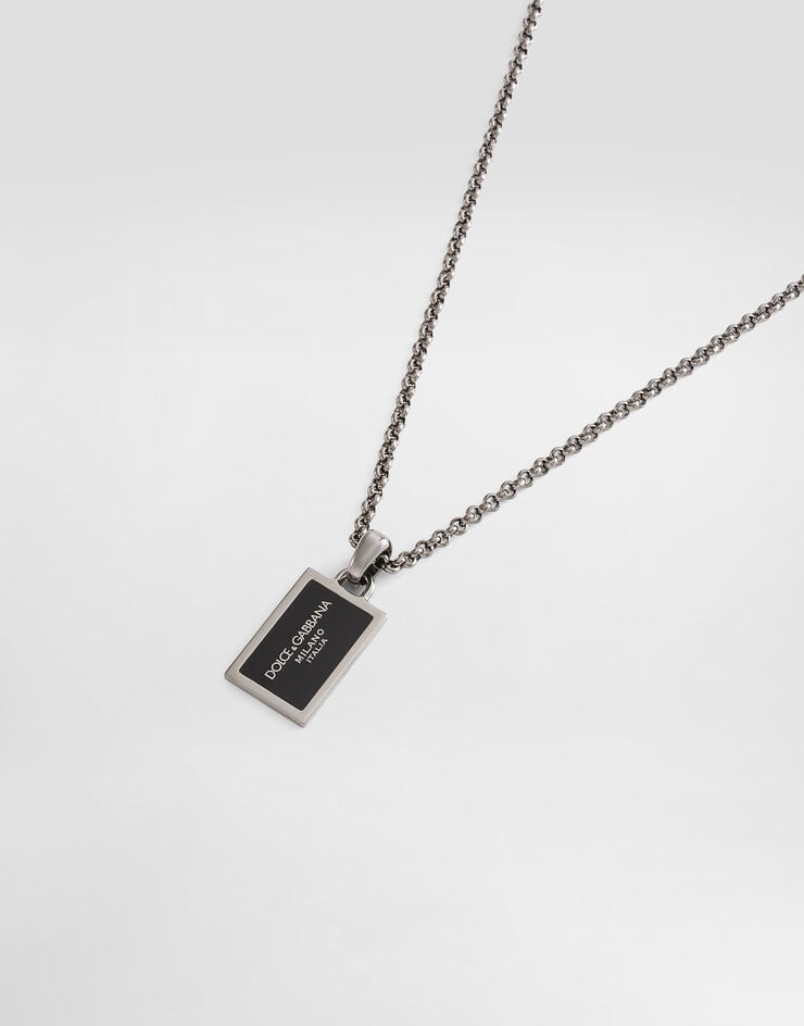 Dolce & Gabbana Collar de metal con logotipo Rebajas online