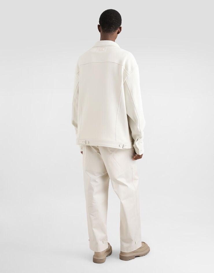 Dolce & Gabbana Pantalones cargo de algodón con placa Precio de fábrica