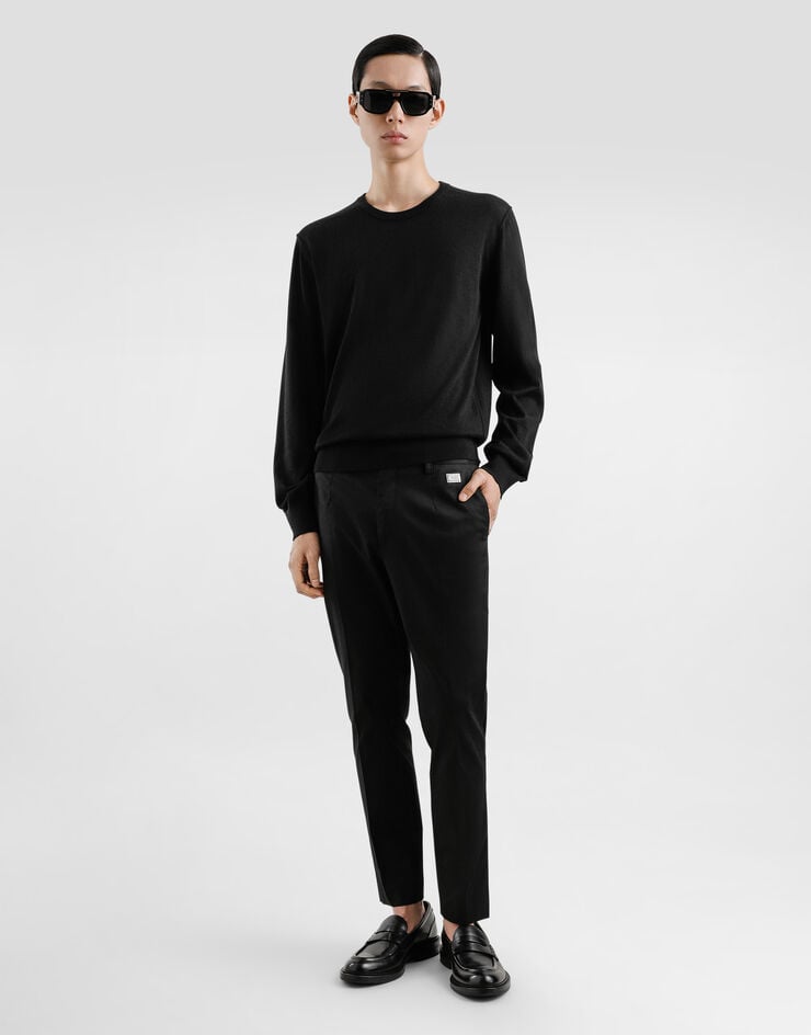 Dolce & Gabbana Pantalón sastre de algodón Envío internacional gratuito