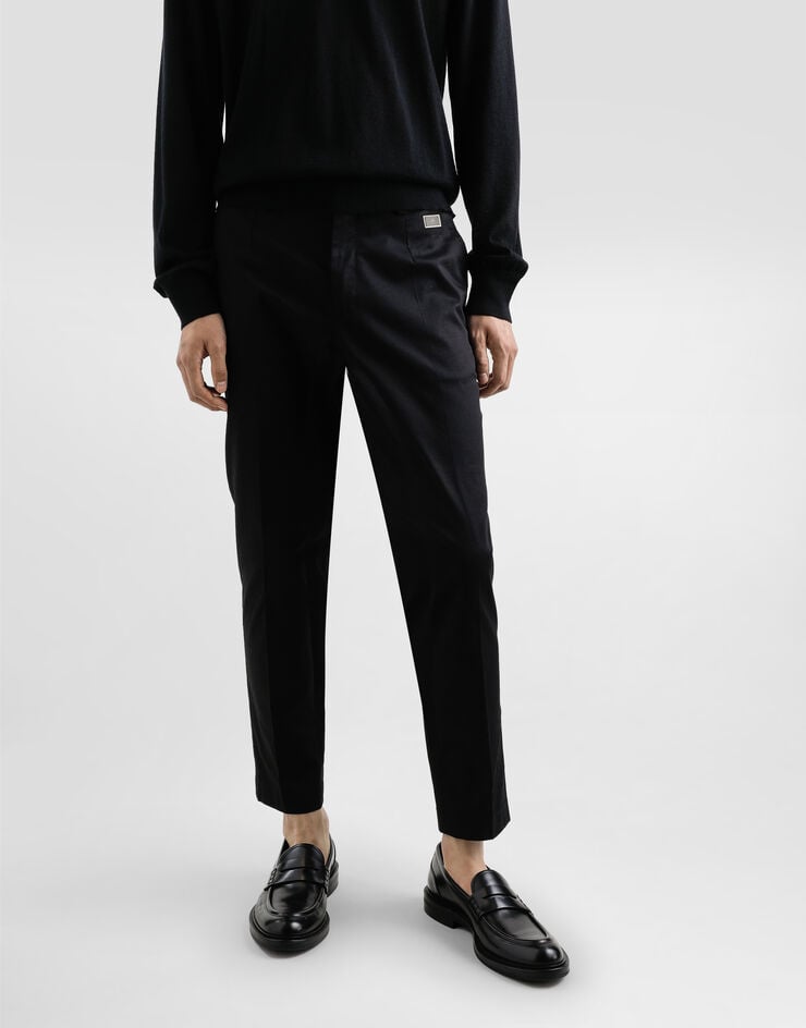 Dolce & Gabbana Pantalón sastre de algodón Envío internacional gratuito