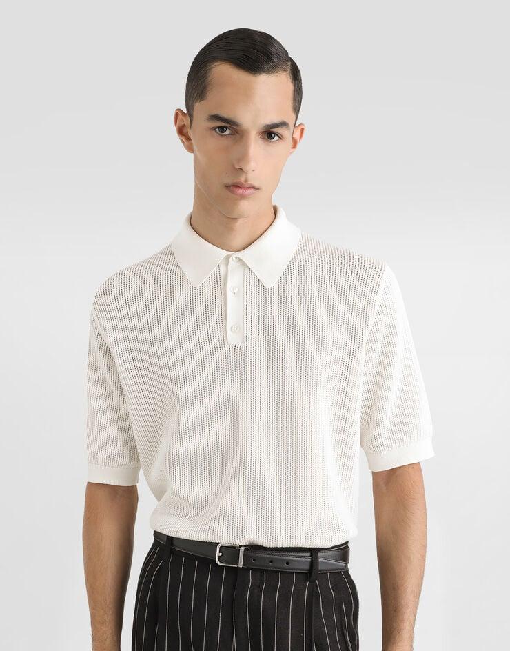 Dolce & Gabbana Jersey polo de manga corta de algodón Libre de impuestos