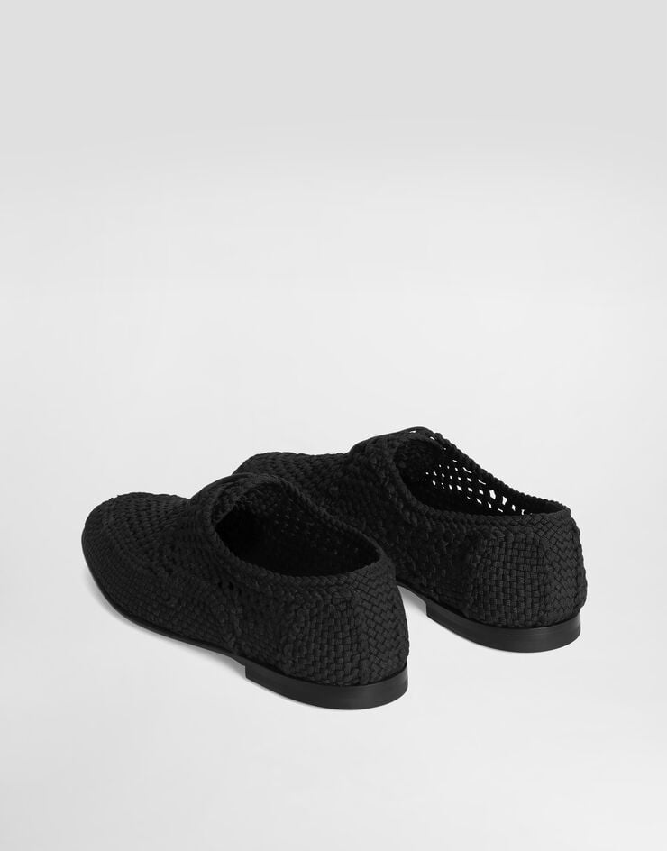 Dolce & Gabbana Derby de tejido trenzado Descuento por venta flash