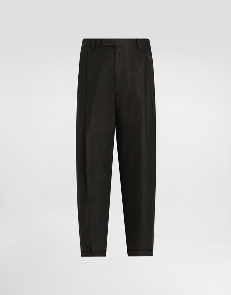 Dolce & Gabbana Pantalones de tela de lino
