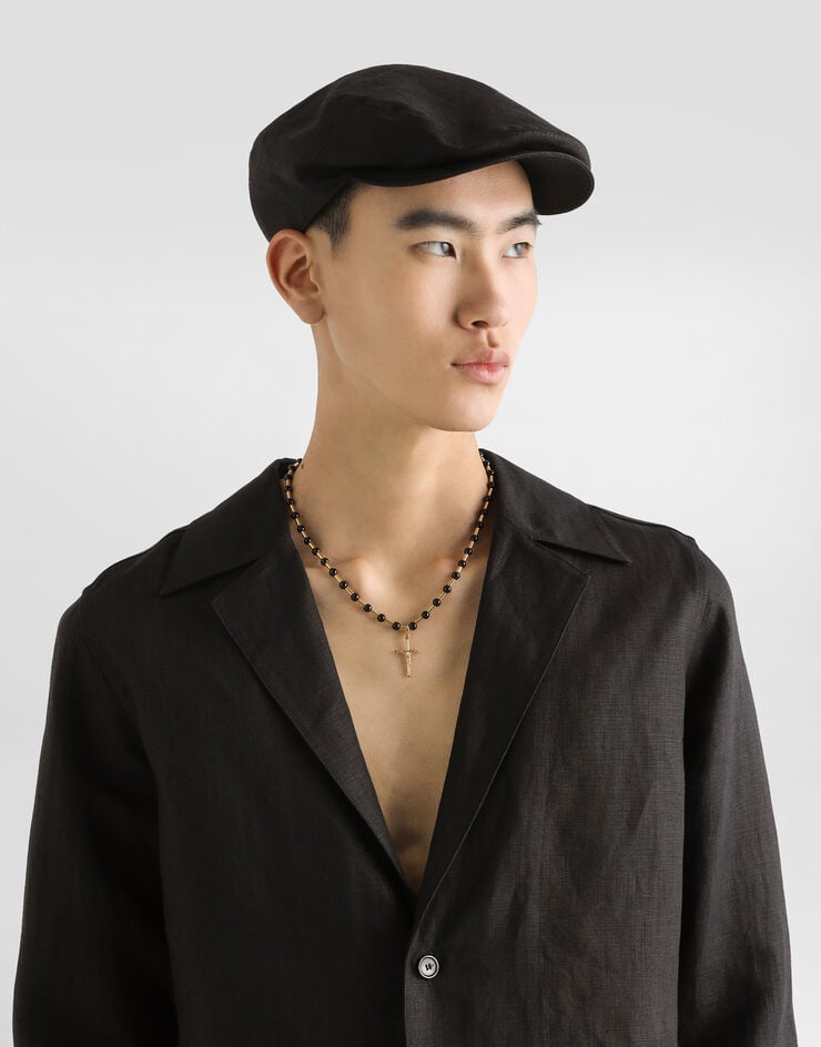 Dolce & Gabbana Collar de metal con logotipo 2025