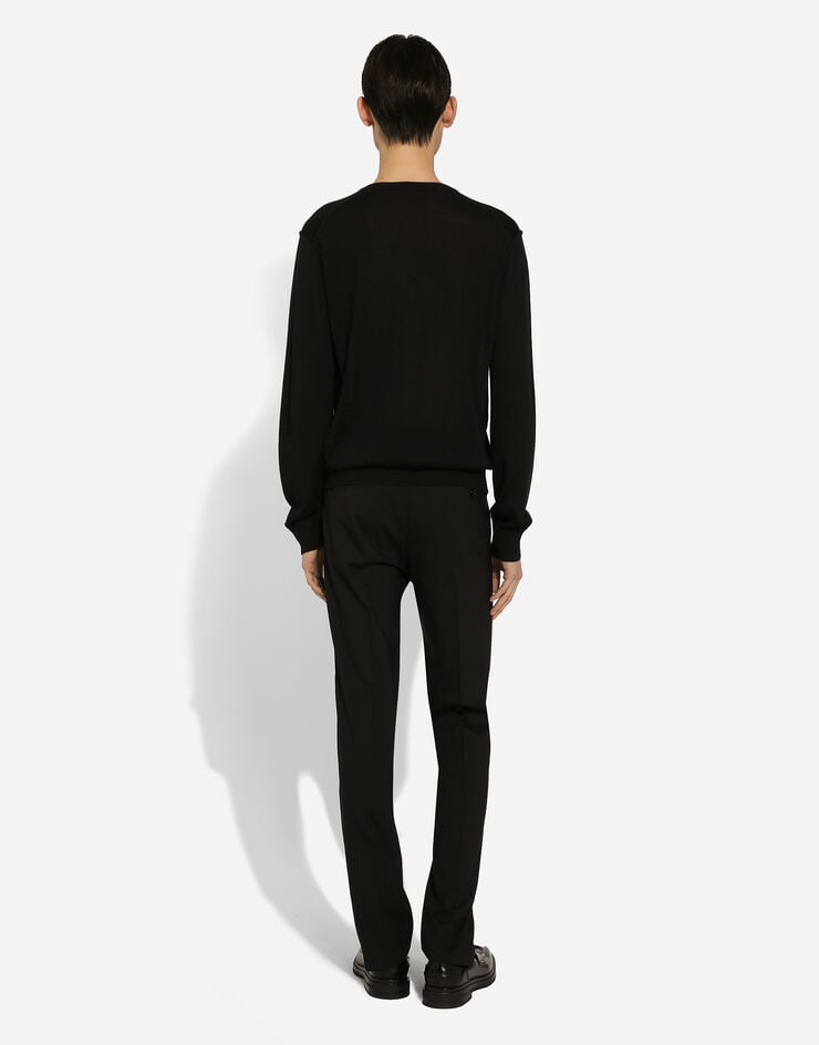 Dolce & Gabbana Pantalones de lana elástica Los más vendidos