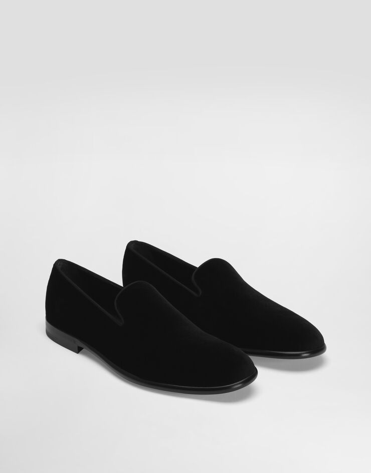 Dolce & Gabbana Slipper de terciopelo Descuento