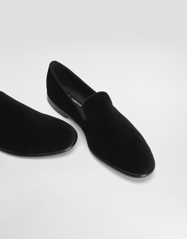 Dolce & Gabbana Slipper de terciopelo Descuento
