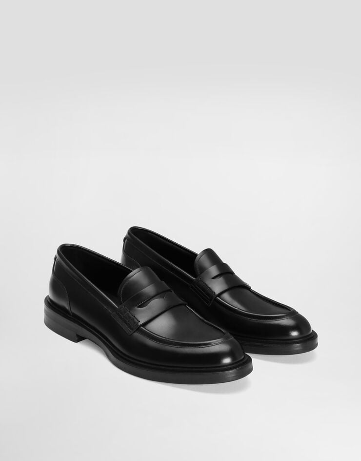 Dolce & Gabbana Mocasín en piel de becerro cepillada Tienda