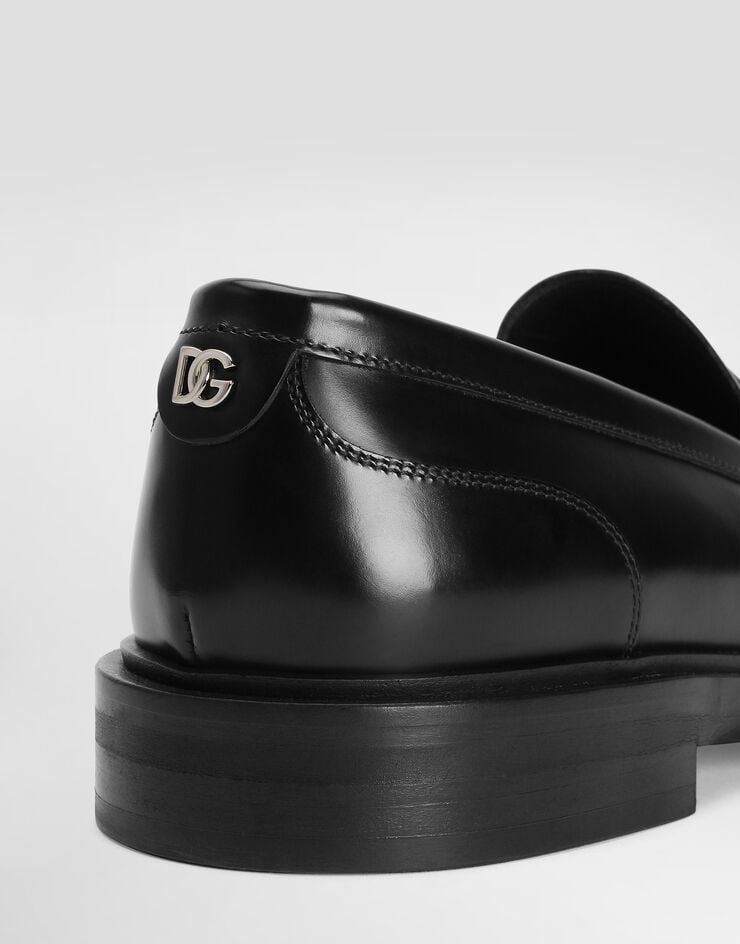 Dolce & Gabbana Mocasín en piel de becerro cepillada Tienda