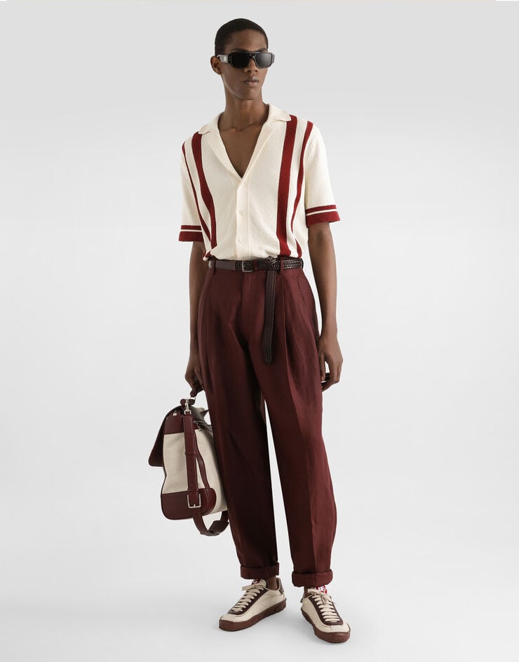 Dolce & Gabbana Pantalones de tela de lino Últimos 2 días