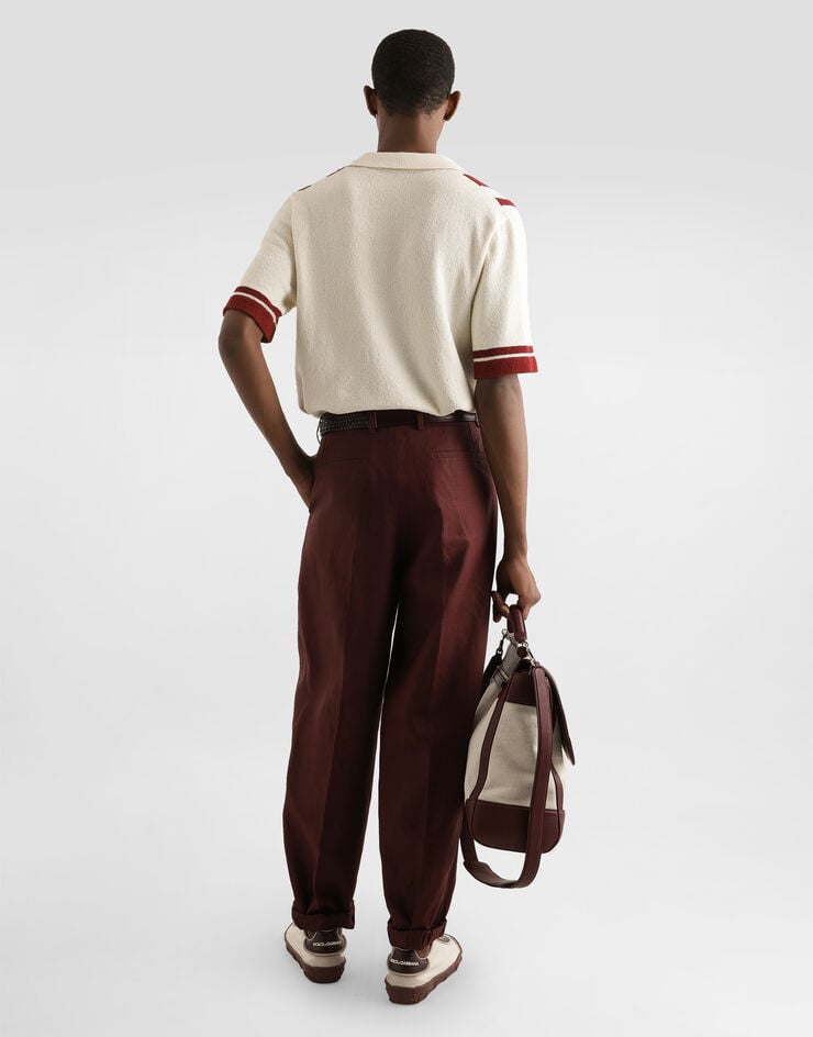 Dolce & Gabbana Pantalones de tela de lino Últimos 2 días