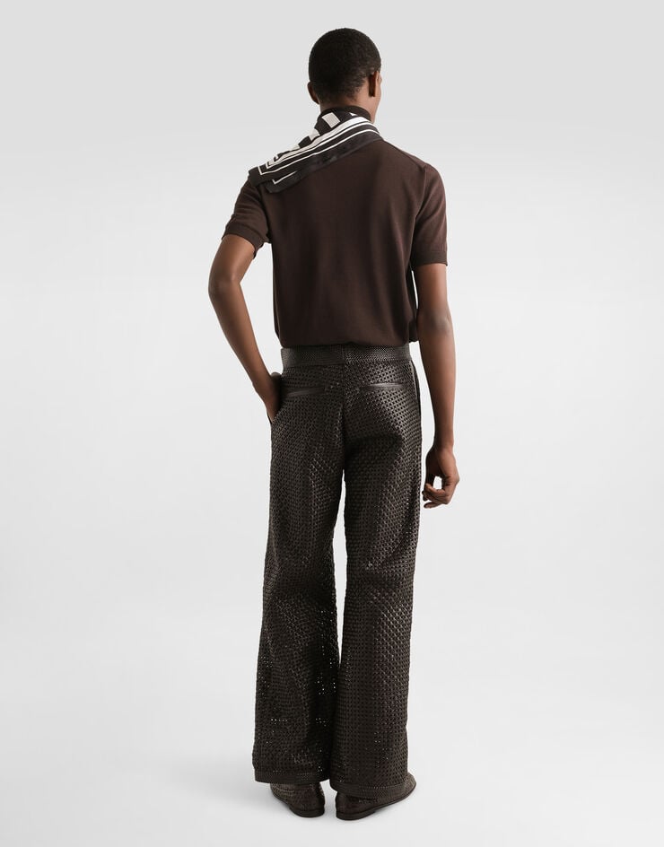 Dolce & Gabbana Jersey de algodón con cuello alto y manga corta Limitado a 3 días