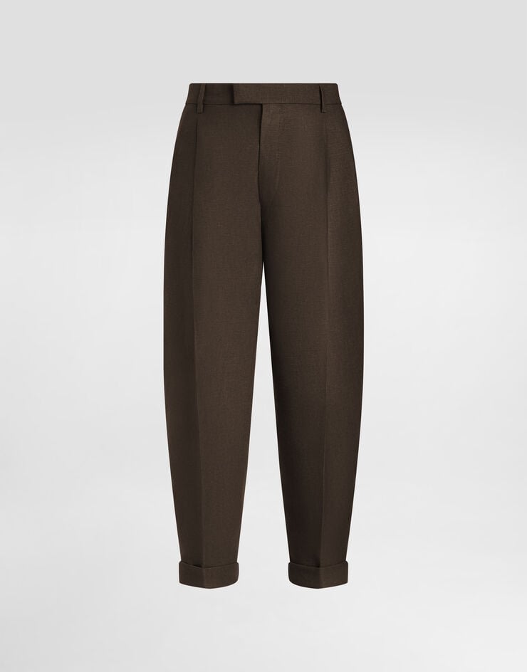 Dolce & Gabbana Pantalones de tela de lino