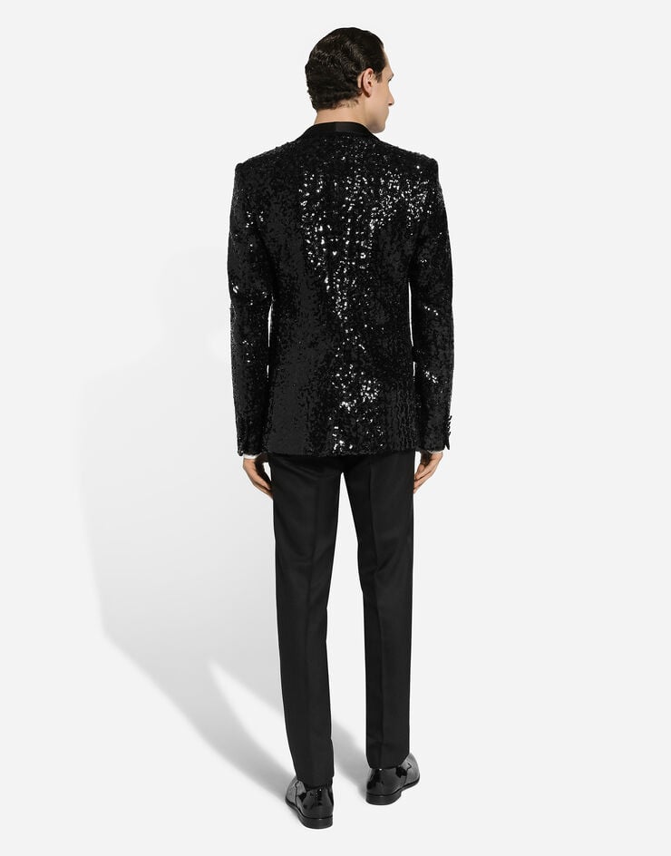 Dolce & Gabbana Camisa de seda con detalle de lazada Descuentos del mes