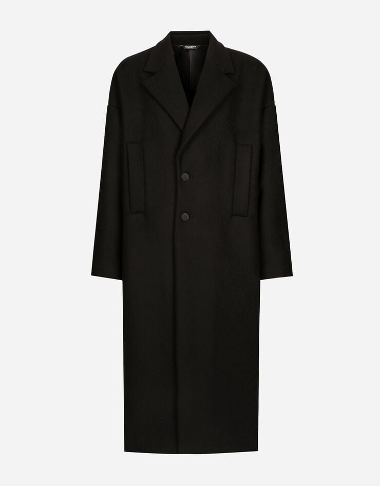 Dolce & Gabbana Abrigo oversize de botonadura sencilla de lana