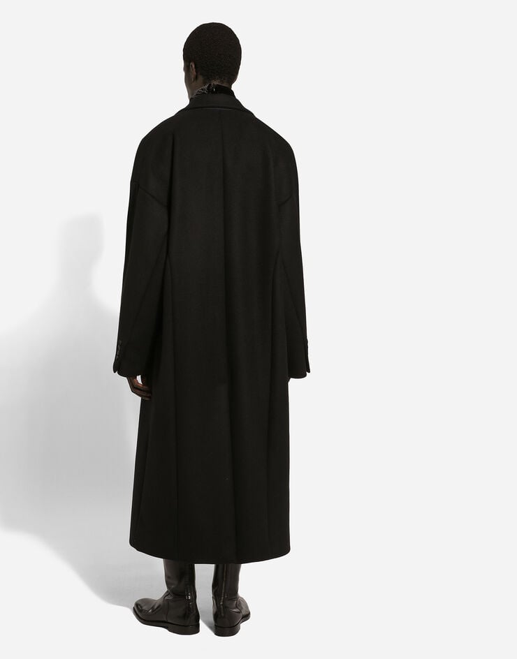 Dolce & Gabbana Abrigo oversize de botonadura sencilla de lana Ofertas de temporada