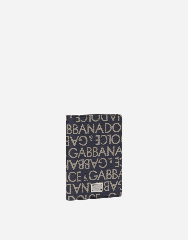 Dolce & Gabbana Funda para pasaporte de tejido jacquard revestido Outlet online