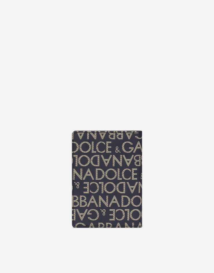 Dolce & Gabbana Funda para pasaporte de tejido jacquard revestido Outlet online