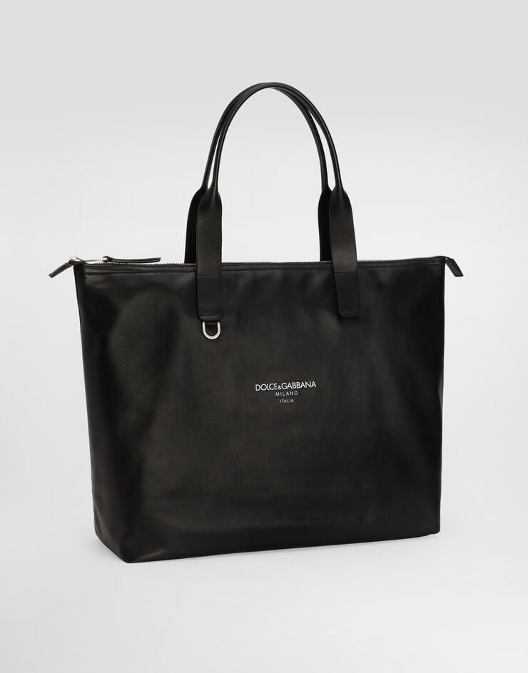 Dolce & Gabbana Bolso shopper mediano en piel de becerro Gran oferta
