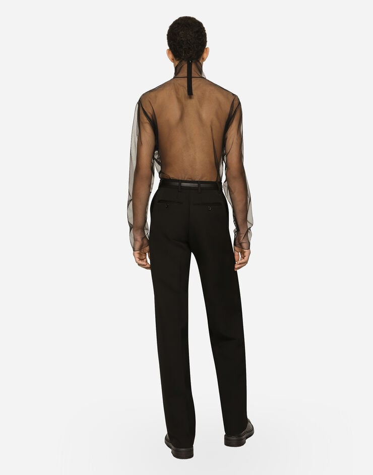 Dolce & Gabbana Pantalón de pernera recta en lana Rebajas online
