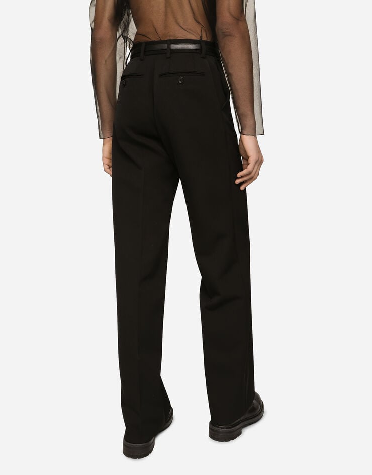 Dolce & Gabbana Pantalón de pernera recta en lana Rebajas online