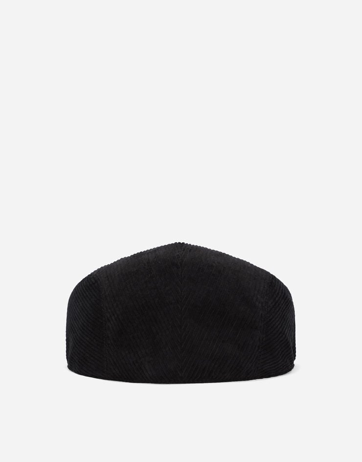 Dolce & Gabbana Gorra inglesa de terciopelo acanalado Oferta especial