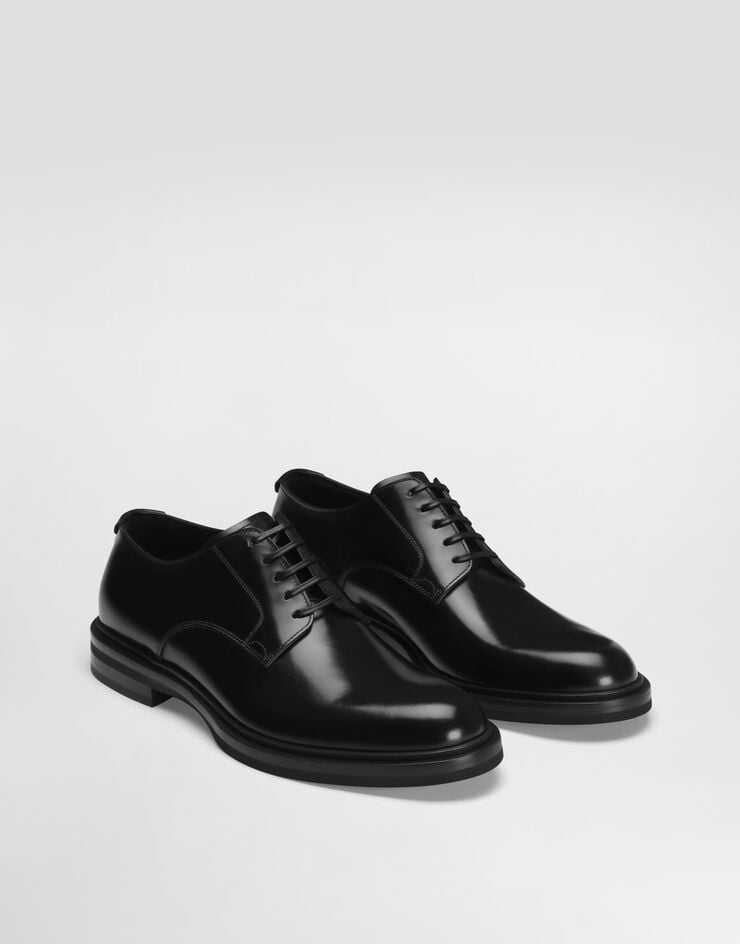 Dolce & Gabbana Derby en piel de becerro cepillada ÚLTIMAS EDICIONES