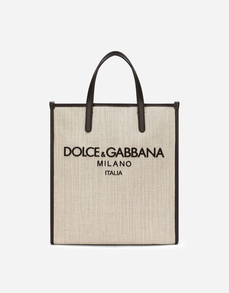 Dolce & Gabbana Bolso shopper pequeño de lona estructurada Últimos 2 días