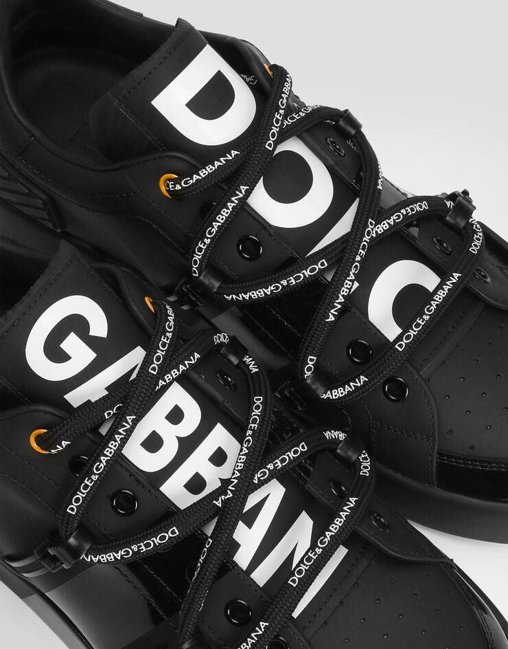 Dolce & Gabbana Zapatilla Portofino de becerro y charol Oferta especial de fábrica
