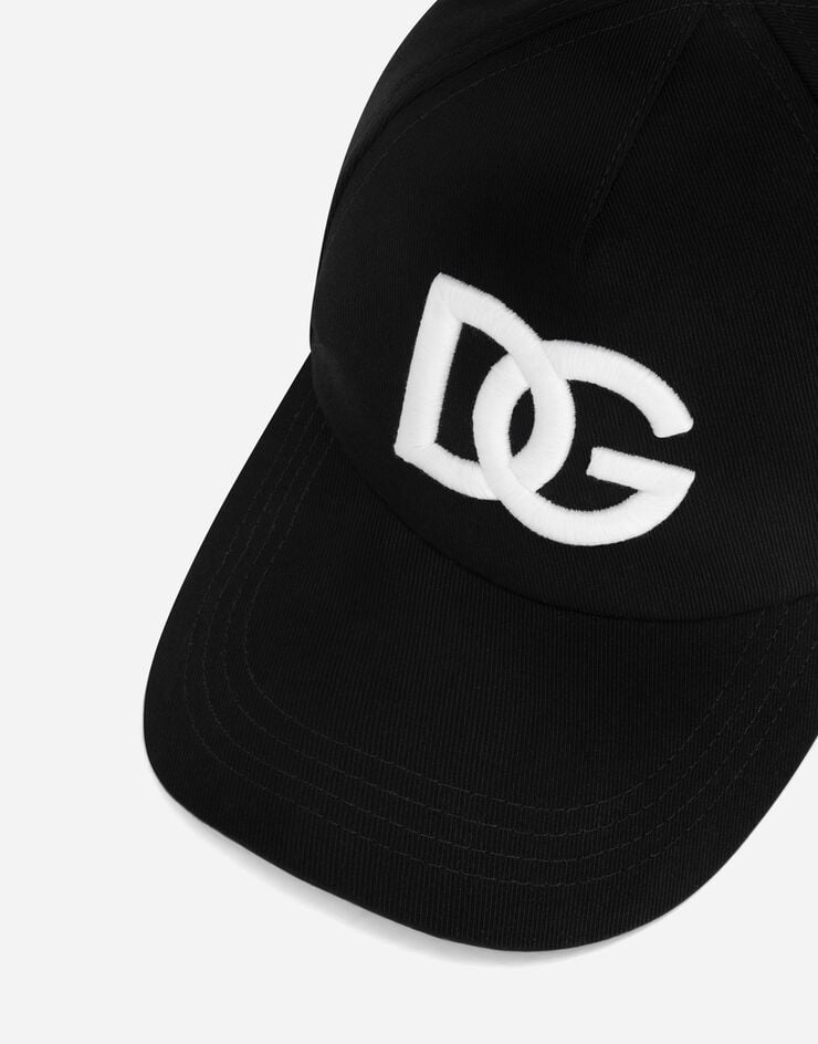 Dolce & Gabbana Gorra de béisbol de algodón con DG bordado Envío internacional gratuito