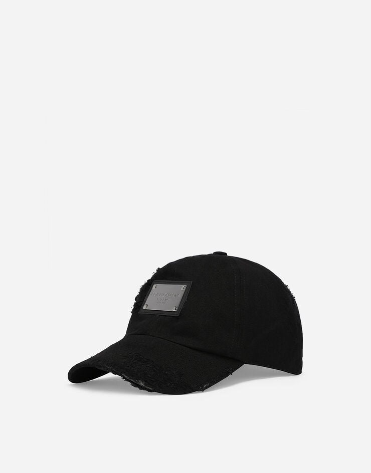 Dolce & Gabbana Gorra de béisbol en sarga de algodón