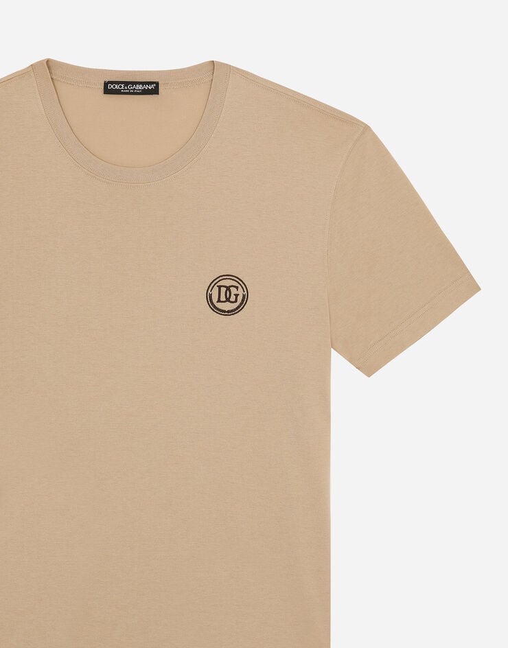 Dolce & Gabbana Camiseta de manga corta con DG bordado En oferta